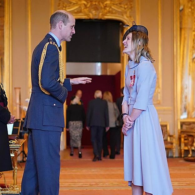 El príncipe Guillermo ha retomado su trabajo con una audiencia en Windsor. 
