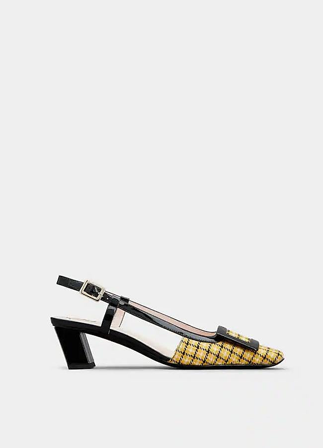 Imagen - Slingback amarillos estampados de Roger Vivier, 553 euros.