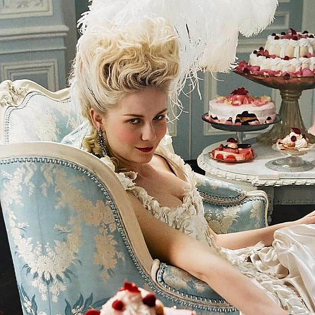 Kristen Dunst en la película de María Antonieta (2010)