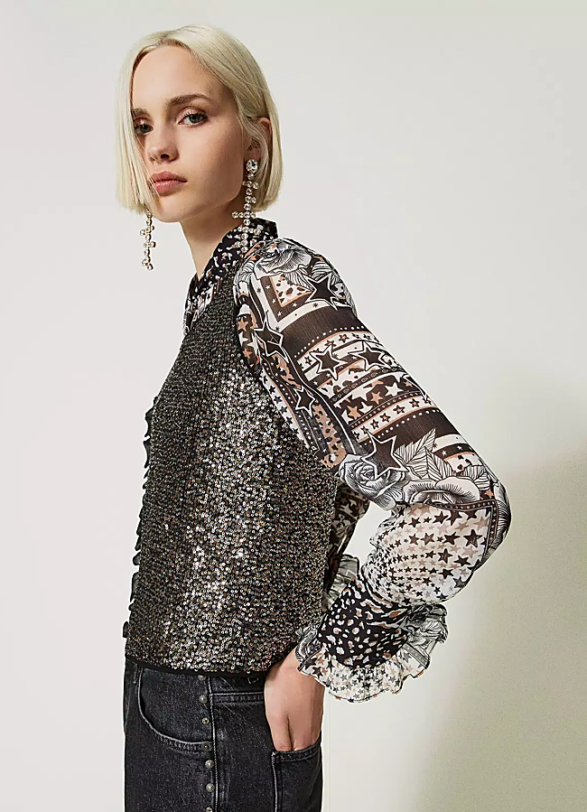 Imagen - Top brillo combinado de Twinset