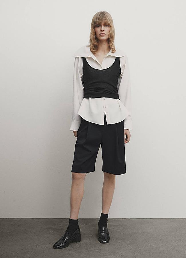 Imagen - Bermudas de traje en azul marino