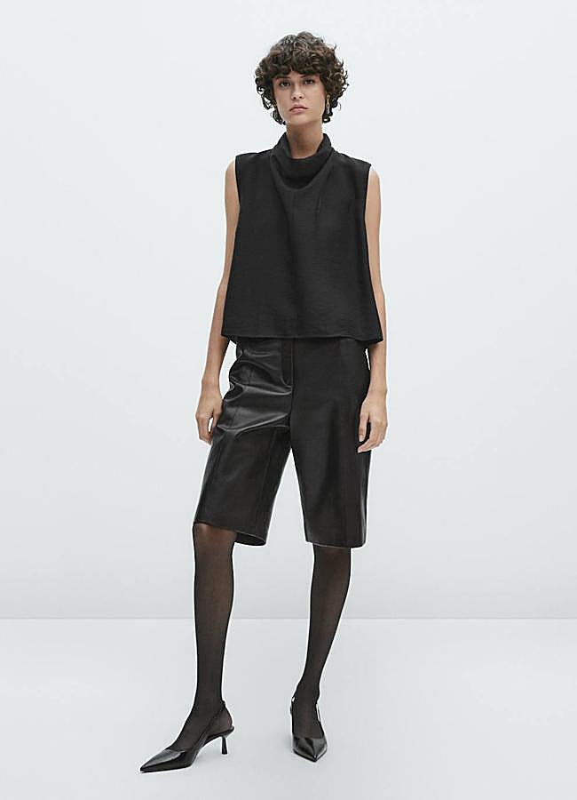 Imagen - Bermudas en tejido de piel