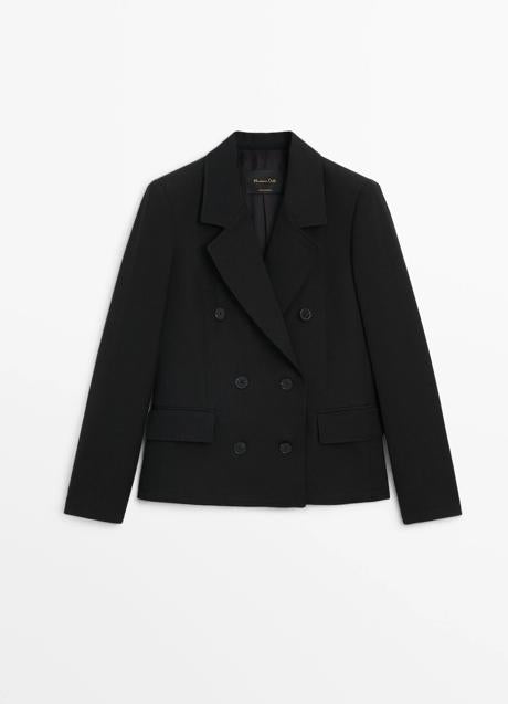 Imagen - Americana negra de Massimo Dutti (129 euros)