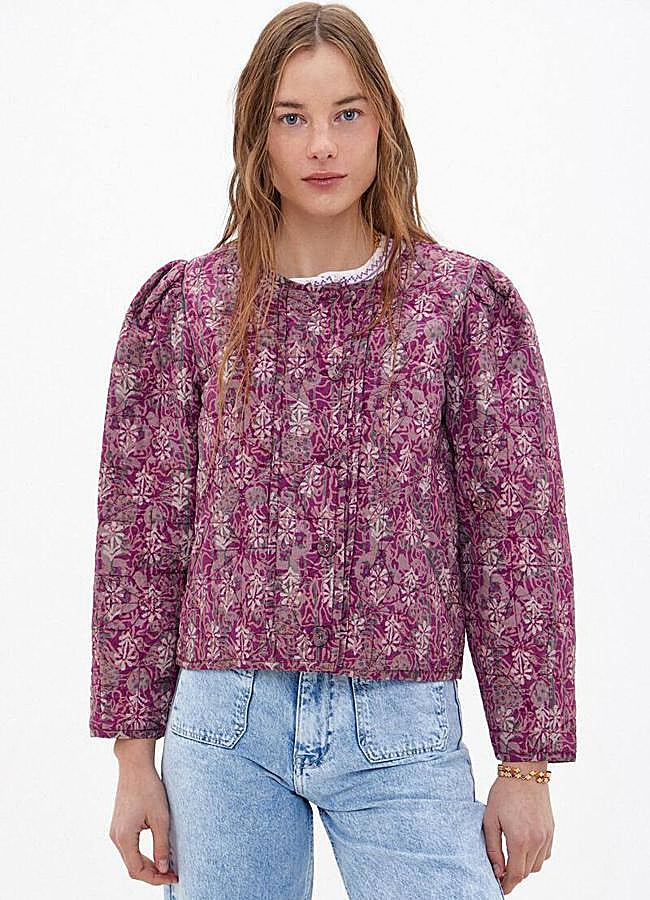 Imagen - Chaqueta con estampado de flores acolchada