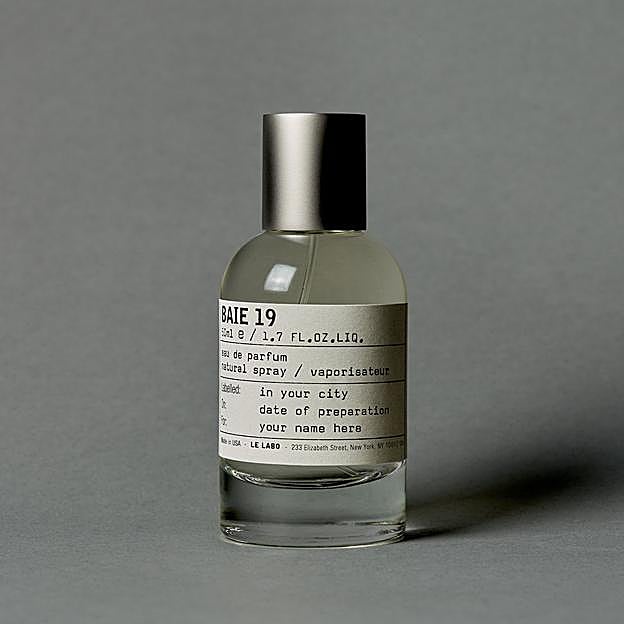 Perfume Baie 19 de Le Labo. (50 ml/198 euros en web, tienda y en algunos centros seleccionados de El Corte Inglés).