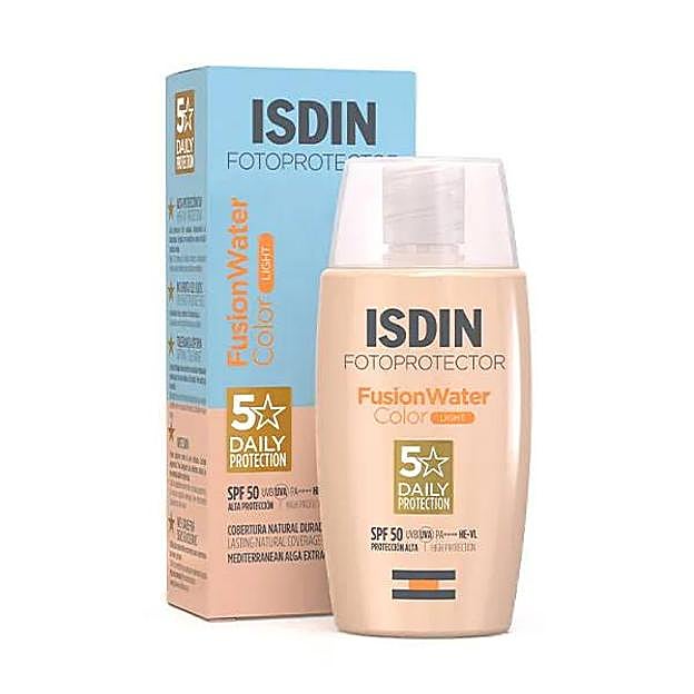 Fotoprotector Fusion Water Color de Isdin. Precio: 20,99 euros