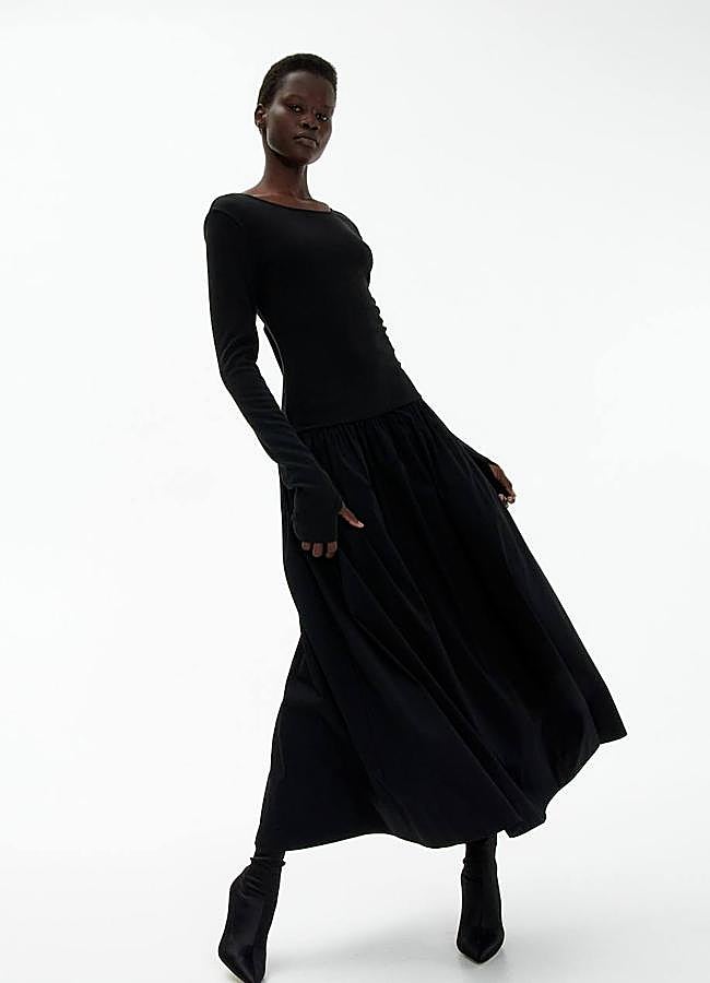 Imagen - Vestido negro con vuelo