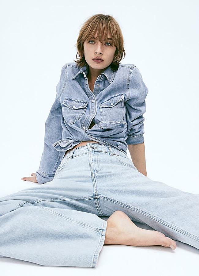 Imagen - Vaqueros Wide High de H&M.