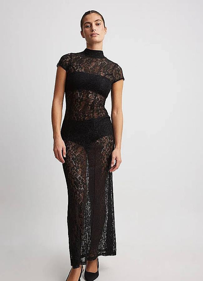 Imagen - Vestido de encaje con manga corta