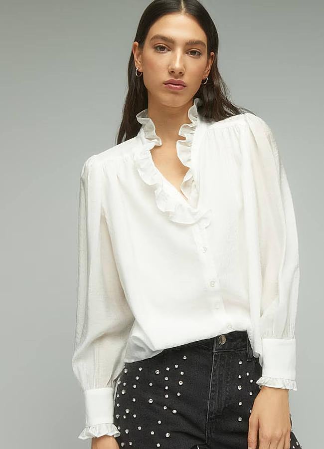 Imagen - Blusa con detalle de volantes