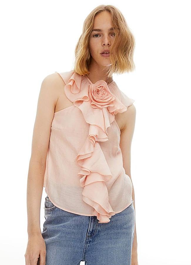 Imagen - Blusa con flor 3D