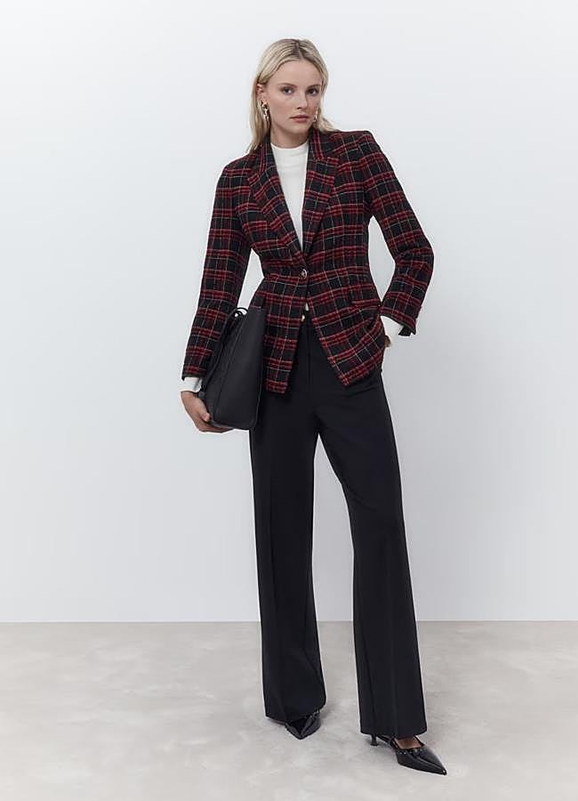 Imagen - Blazer de tartán de El Corte Inglés, 149 euros.