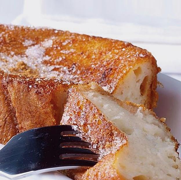 La torrija de La Mallorquina, un clásico de la repostería madrileña desde hace más de un siglo.