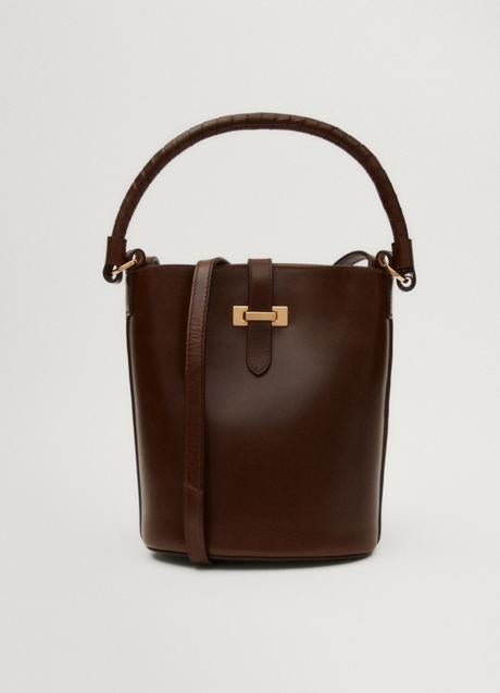Imagen - Bolso marrón de piel de Massimo Dutti (129 euros)