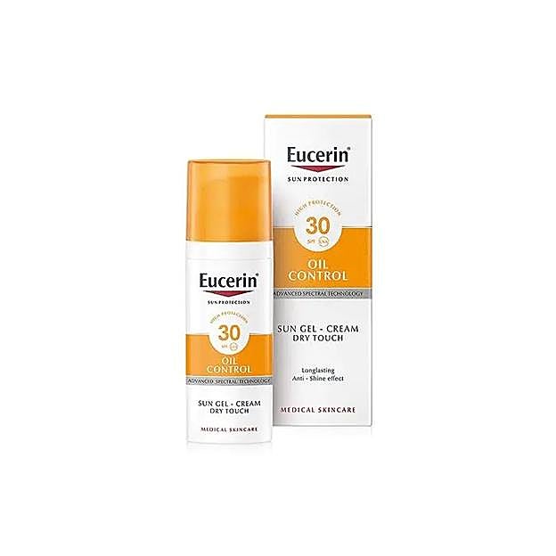Eucerin Sun Protection Oil Control Toque seco SPF30+.