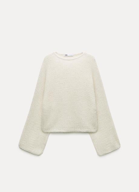 Imagen - Jersey blanco de Zara (45,99 euros)