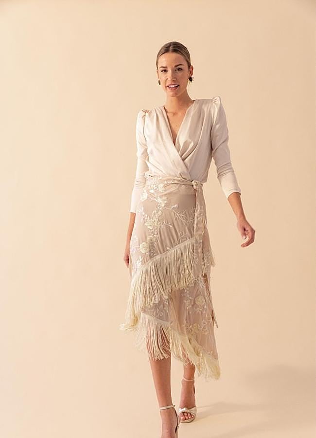 Imagen - Falda de flecos de Manila de Coosy, 240 euros.