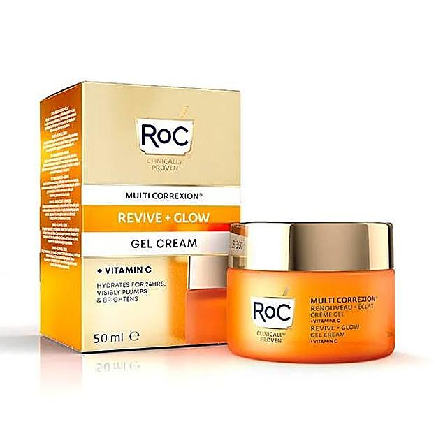 MULTI CORREXION® Revive + Glow Gel Cream de RoC. Precio: 24,49 euros