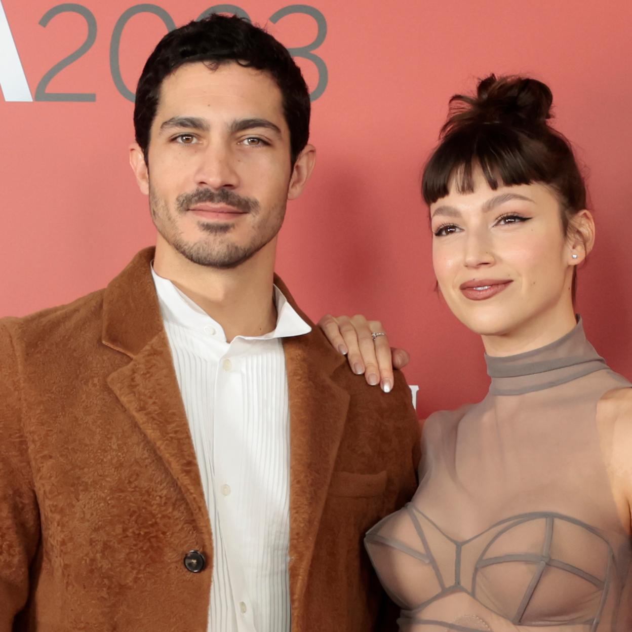 Chino Darín y su novia, Úrsula Corberó. 