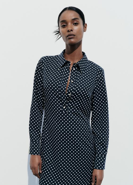 Imagen - Vestido con estampado de lunares de Zara (29,95 euros)