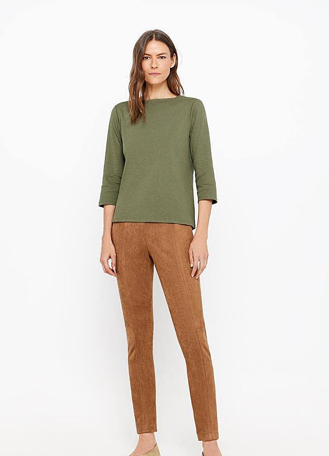 Imagen - Pantalón legging en tejido efecto ante