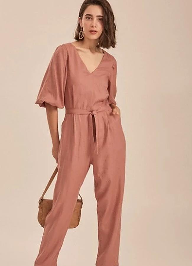 Imagen - Mono largo en rosa pastel de Hug & Clau (49,99 euros).