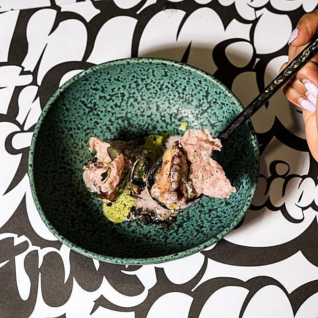 El pulpo a la plancha de Tripea.