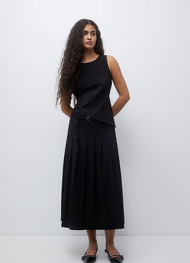 Imagen - Falda midi plisada