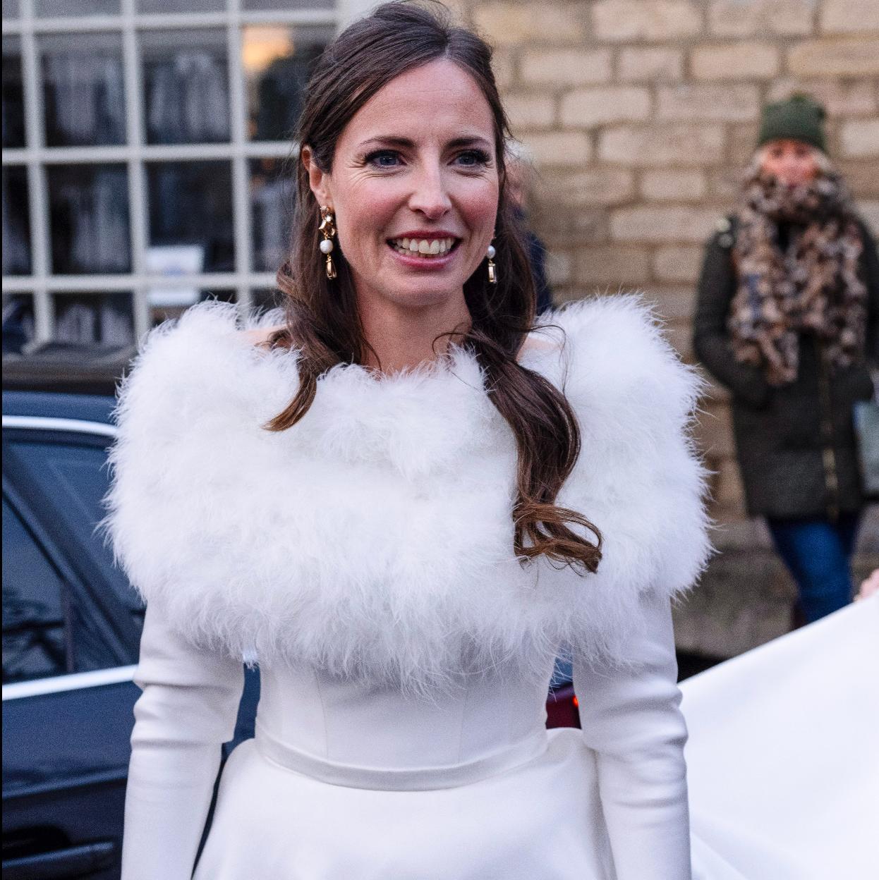 Rose Farquhar, el día de su boda, a la que acudió el príncipe Guillermo. 