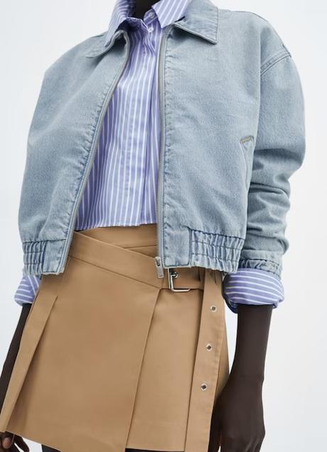 Imagen - Minifalda con tablas de Mango (29,99 euros)