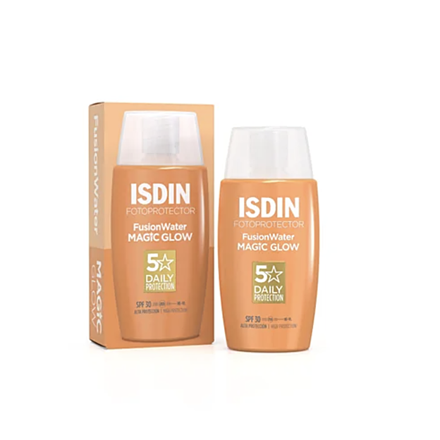 Protector solar Isdin Fusion Water Magic Glow de Isdin.
