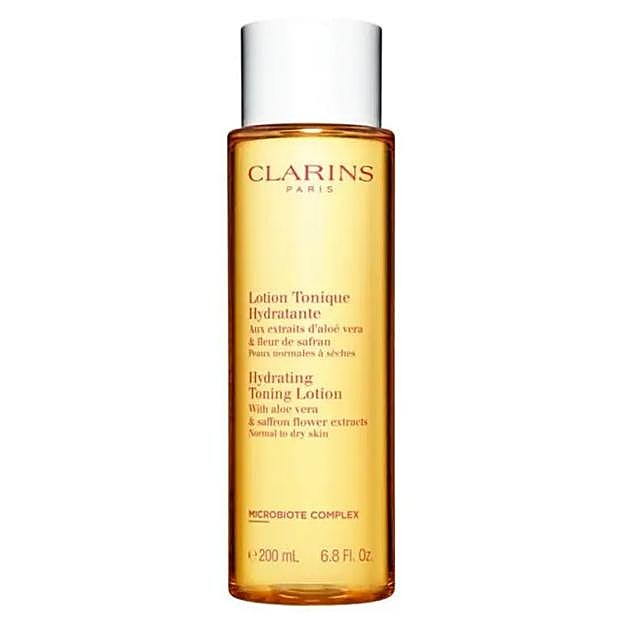 Loción Tonificante Hidratante de Clarins.