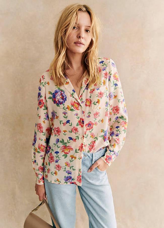 Imagen - Blusa pijamera con estampado multicolor