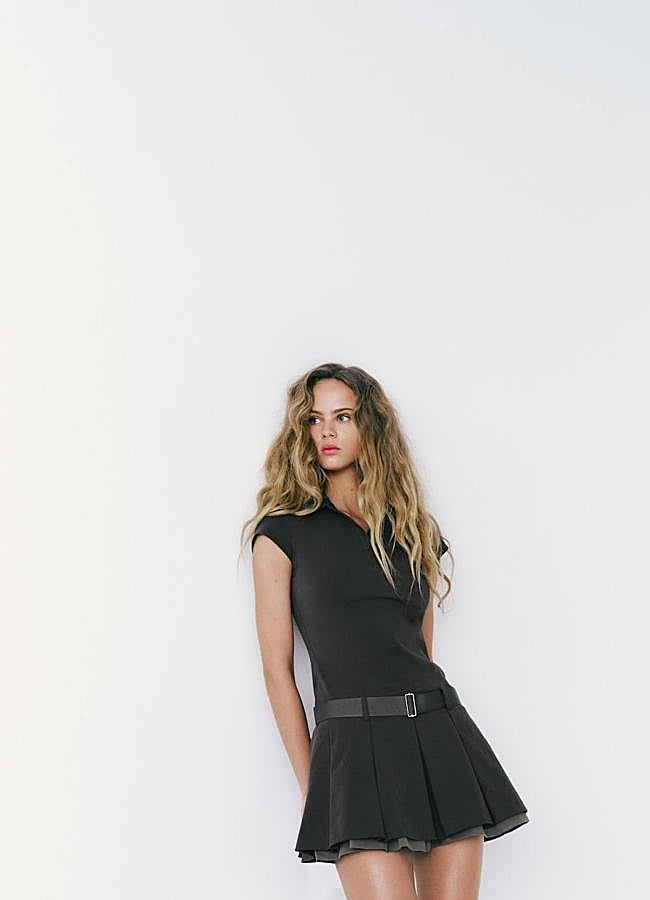 Imagen - Vestido de tablas con detalle de cinturón