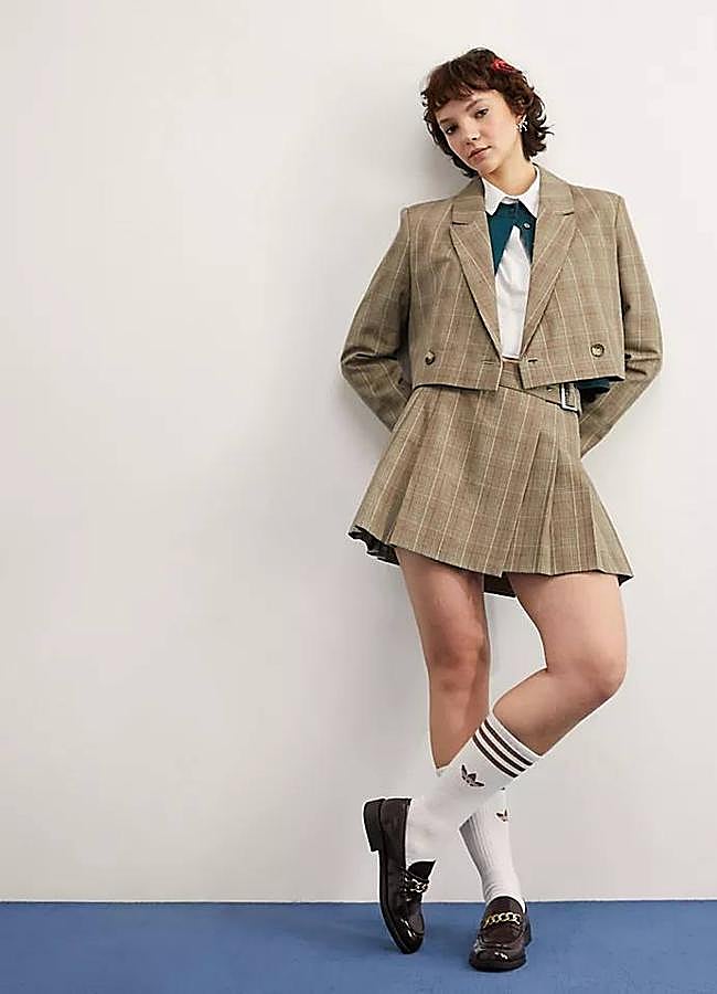 Imagen - Falda de cuadros estilo college