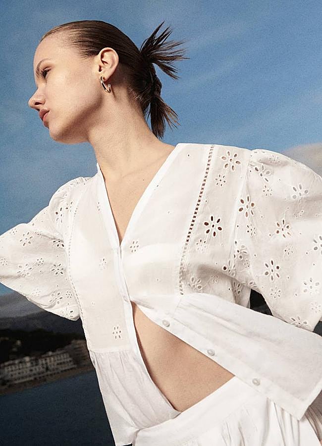 Imagen - Blusa bordada de estilo romántico