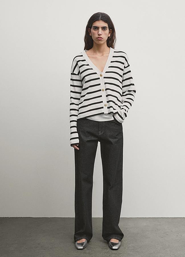 Imagen - Cárdigan de rayas de Massimo Dutti, 29,95 euros.