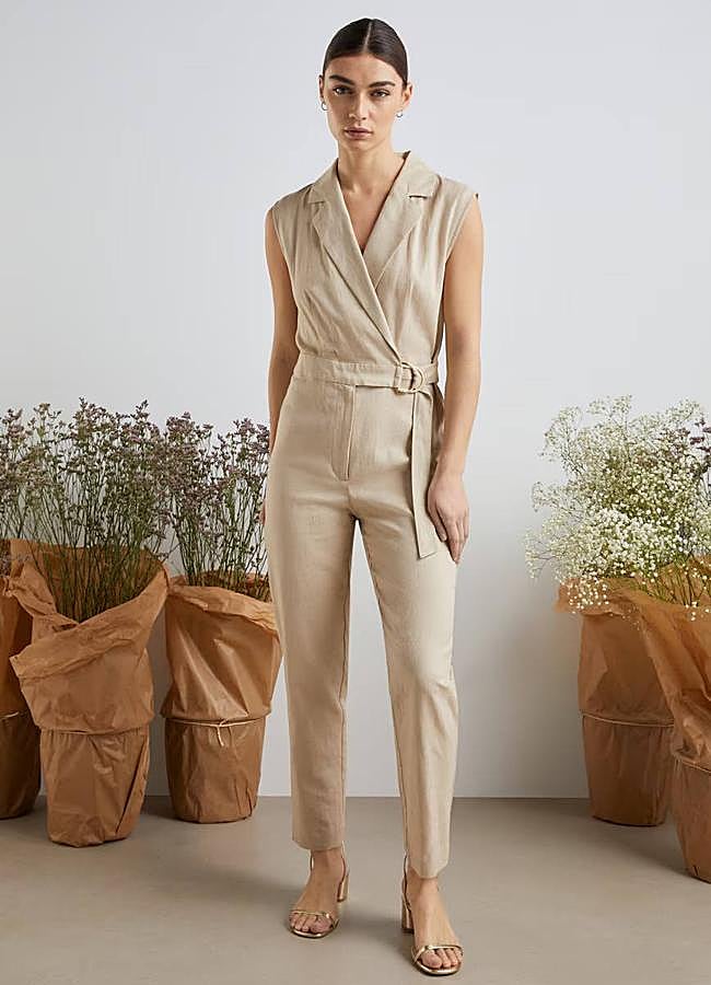 Imagen - Mono de lino estilo utility