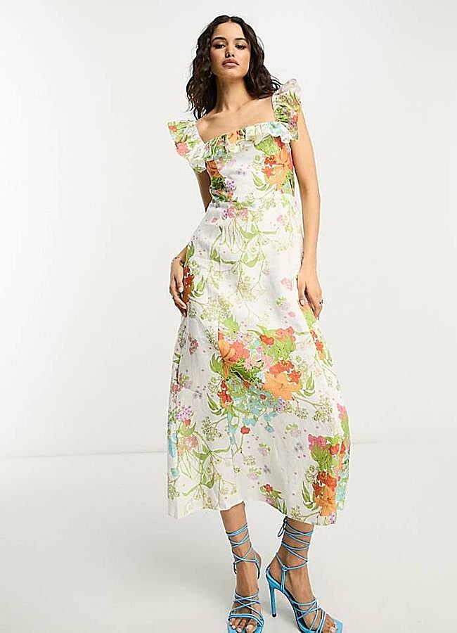 Imagen - Vestido de volantes con estampado floral