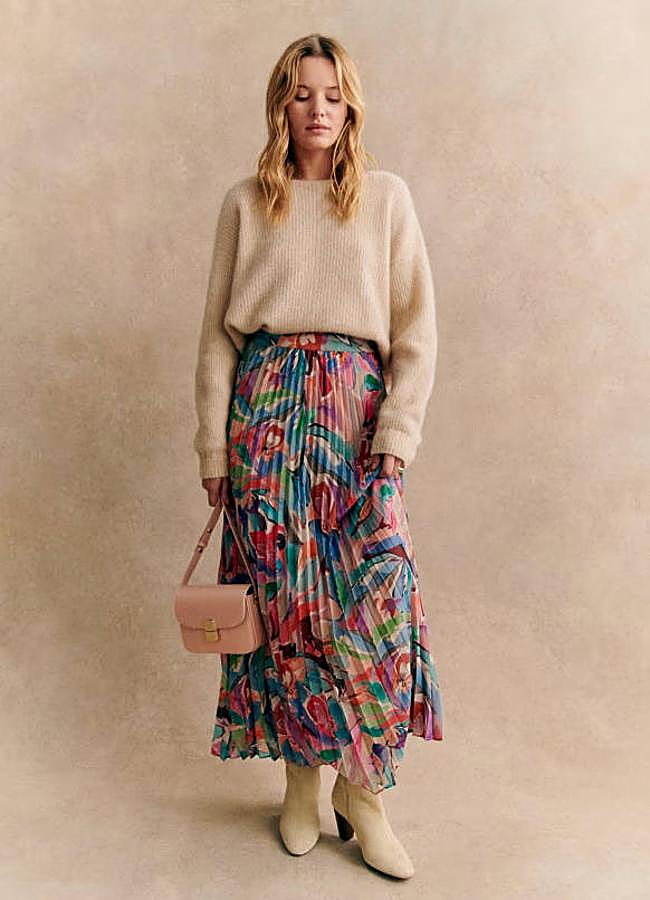 Imagen - Falda estampada plisada