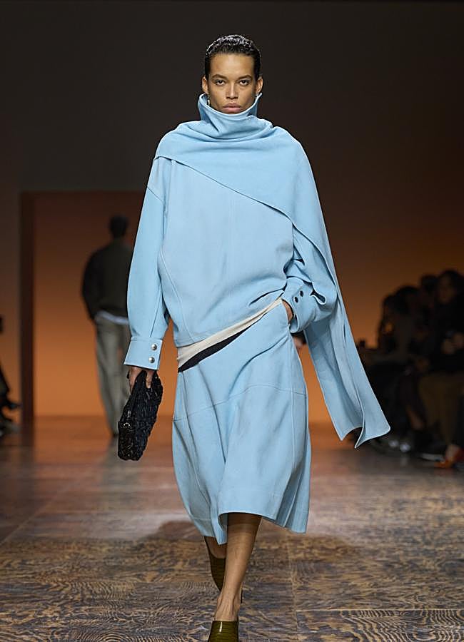 Imagen - Desfile de Bottega Veneta de otoño-invierno 24/25. Foto: Launchmetrics spotlight.
