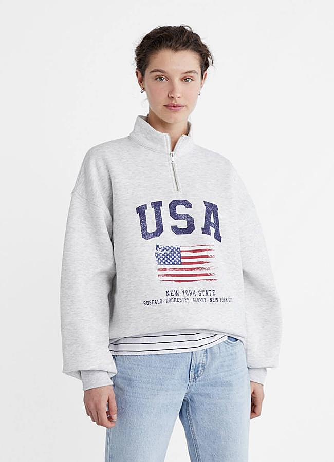 Imagen - Sudadera vintage varsity