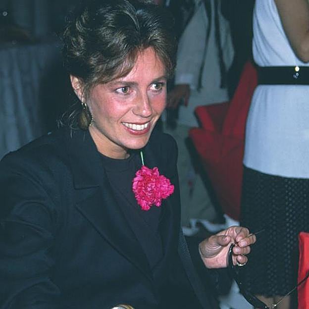 Sandra Domecq, recordada exmujer de Bertín Osborne, en un momento muy feliz de su vida. 