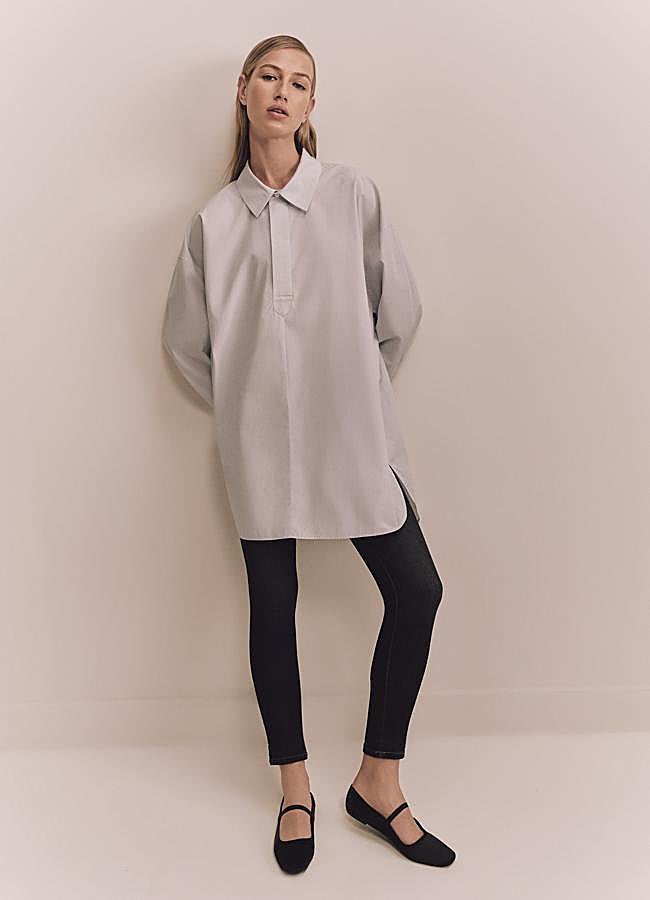 Imagen - Camisa blanca de algodón (24 euros) y jeans skinny (22 euros).