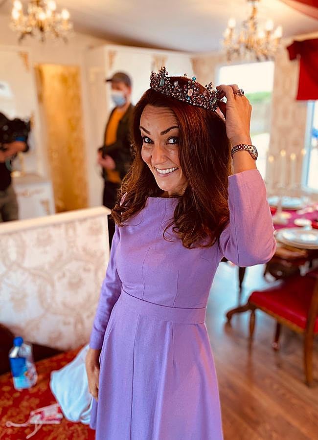 Imagen - Heidi Agan en una imagen de sus redes sociales como doble de Kate Middleton. / INSTAGRAM