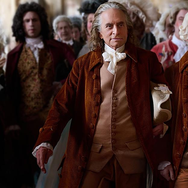 Michael Douglas como Benjamin Franklin en la nueva serie de ApplenTV+-
