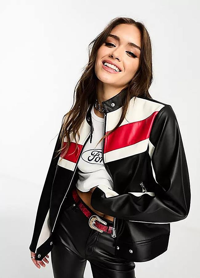 Imagen - Cazadora racing efecto cuero