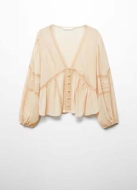 Imagen - Blusa con bordados de Mango (39,99 euros)