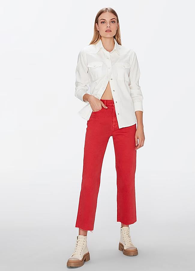 Imagen - Vaquero recto tobillero de 7 For all mankind.