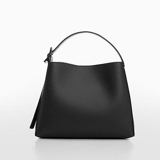 Bolso shopper en negro.